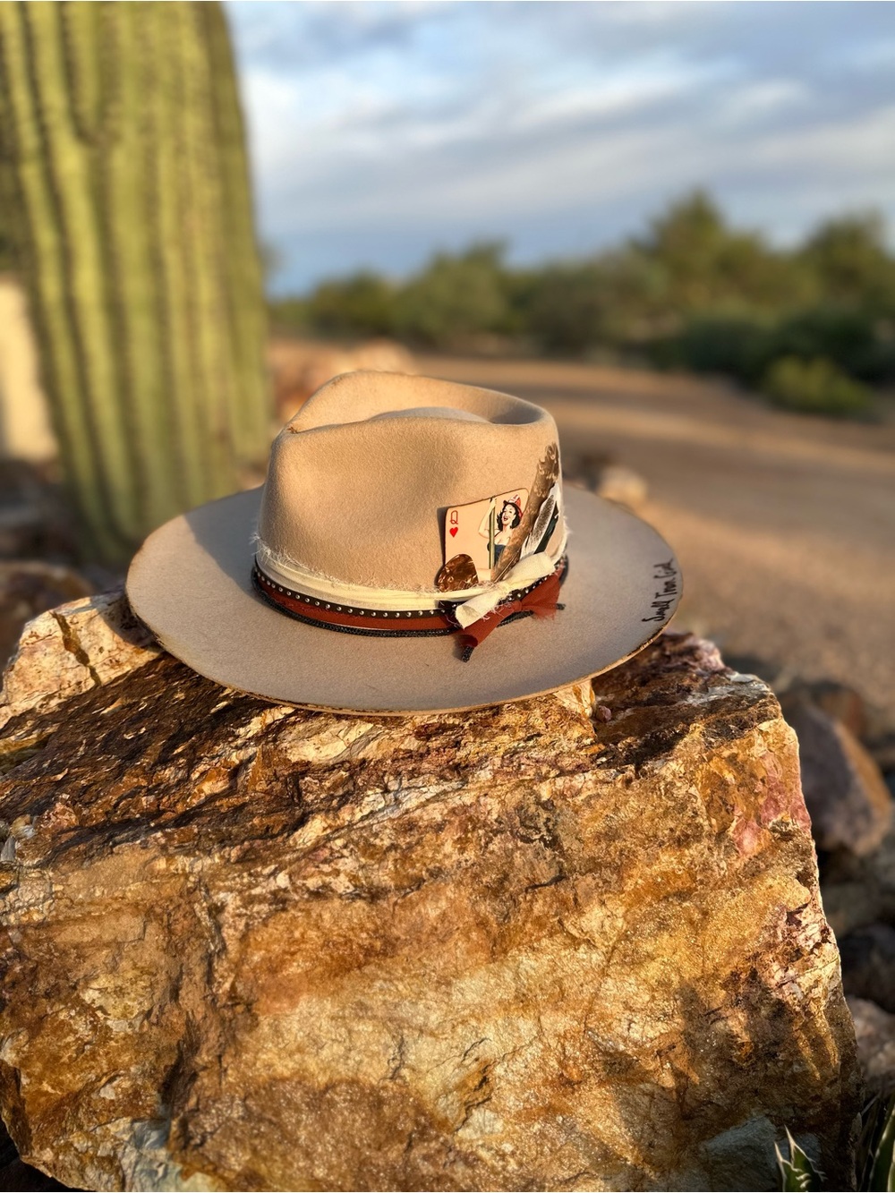 Custom Gigi Pip “Small Town Girl” Western Hat 57cm Adjustable